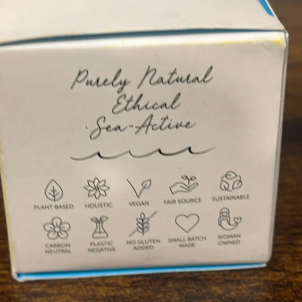 NEW IN BOX,EARTH HARBOR GLOW JUICE REFINING ENZYME MASK RED SEAWEED, 2 F…